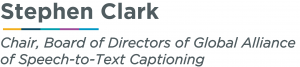 ICS Connects, Global Alliance for Speech to Text Captioning, Speech-to-Text, Real time Captioners, Television Captions, Virtual Events, Virtual Event Captions